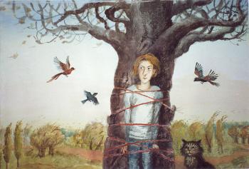 "Bonds" (Illustration to the fairy tale "Astrel"). Kapralova Irina