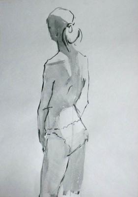 Nude sketch. Shebarshina Svetlana