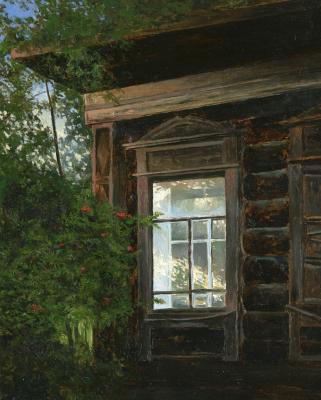 And there's a rowan tree under the window. Gromov Aleksey