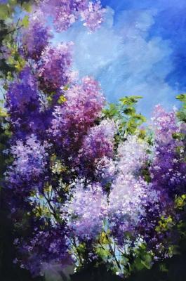A bouquet of lilacs. Miftahutdinov Nail