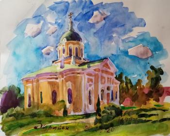 Painting Zaraysk, St. John the Baptist Cathedral. Dobrovolskaya Gayane
