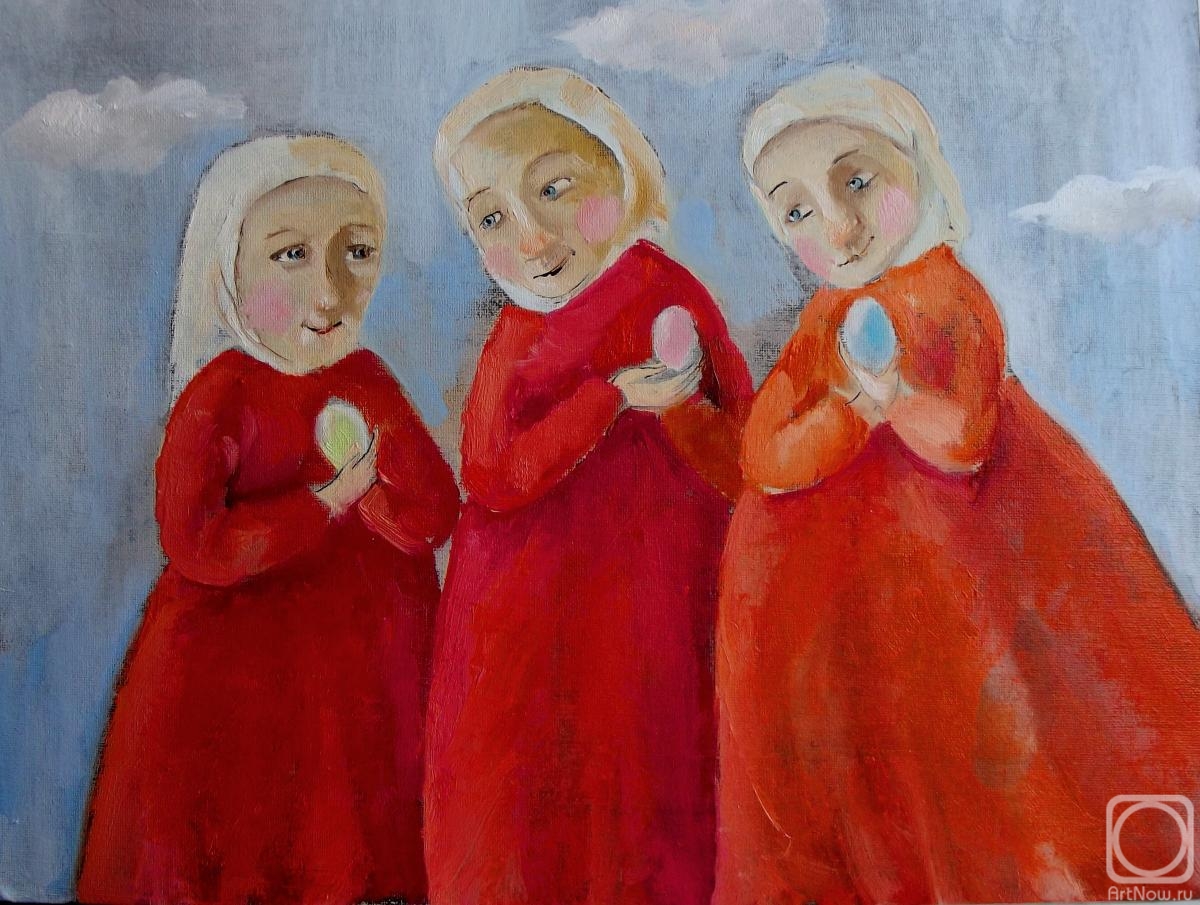 Sivko Lyubov. Colored eggs