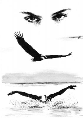 The Swimmer (White Eagle). Abaimov Vladimir