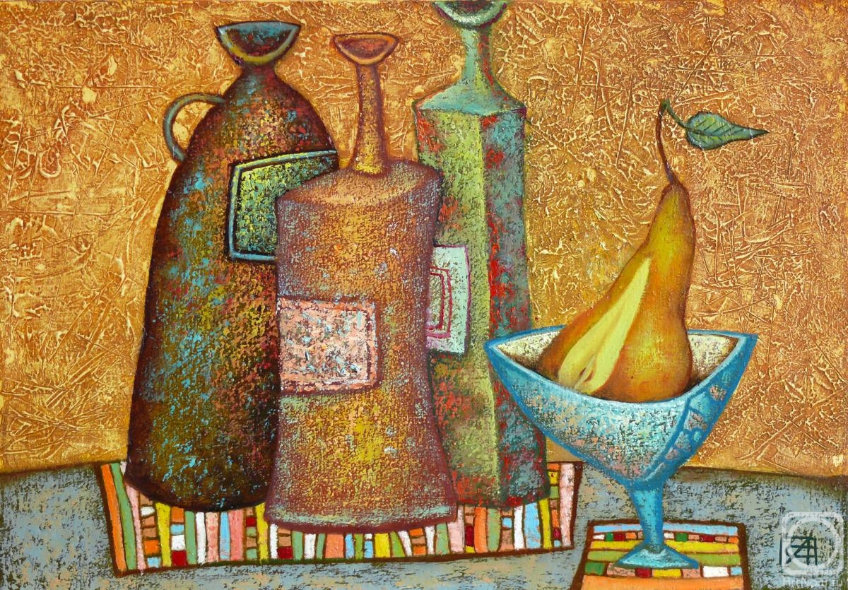 Sulimov Alexandr. Still life with a pear