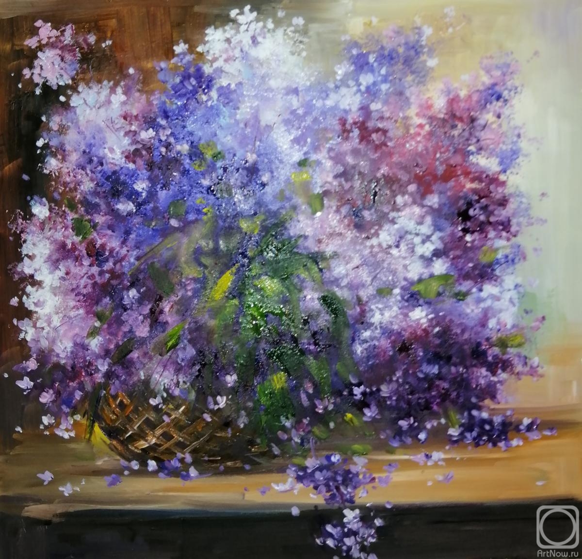 Miftahutdinov Nail. Lilac in the basket