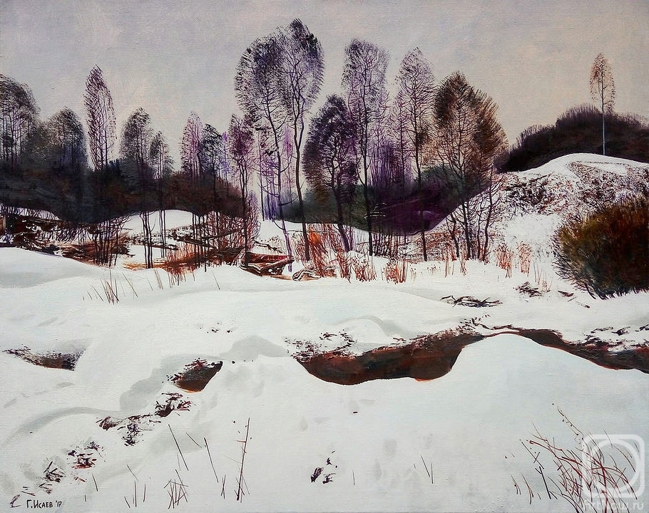 Isaev Gennadiy. Winter forest