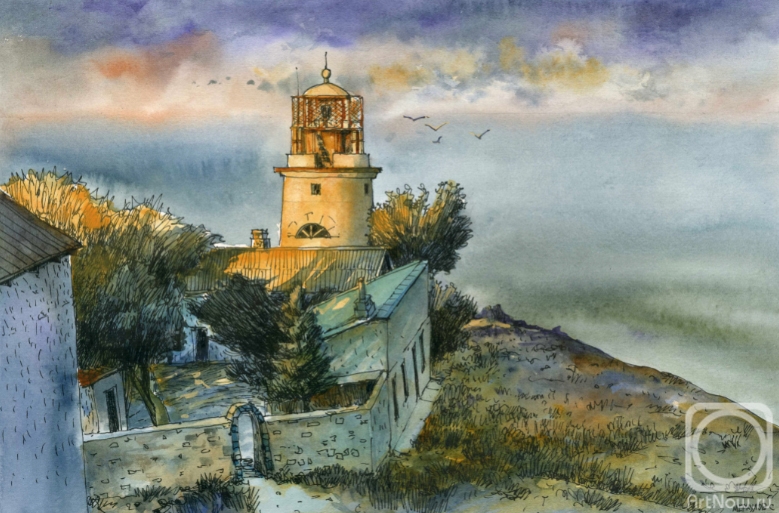 Merkulov Sergey. Lighthouse in the Crimea
