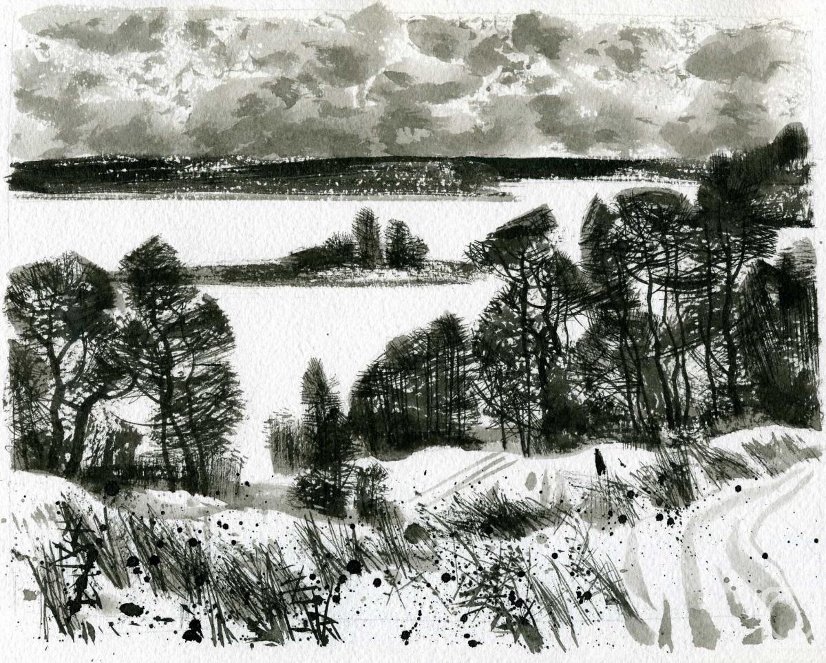 Isaev Gennadiy. Winter Lake