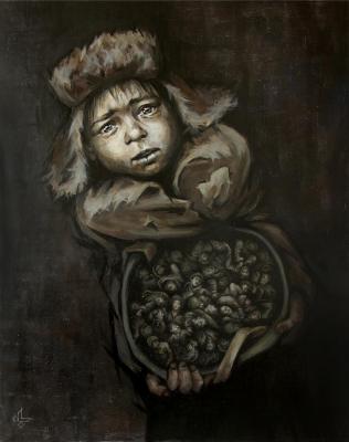 Nameless (Painting With A Boy). Kuznetsov Maxim