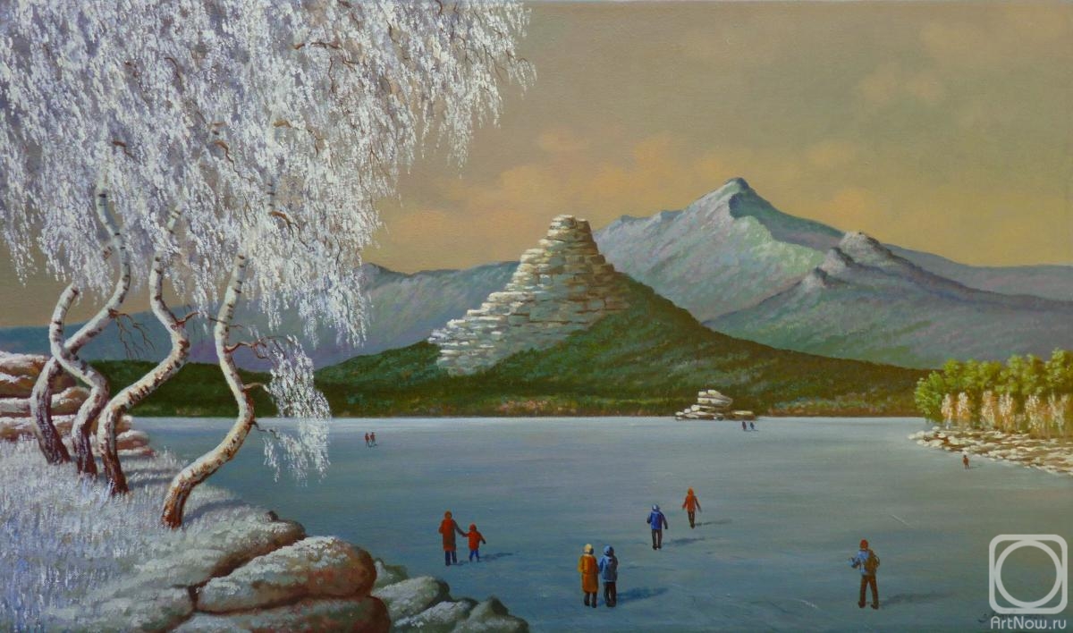 Litvinenko Gennadiy. Winter landscape. Borovoe