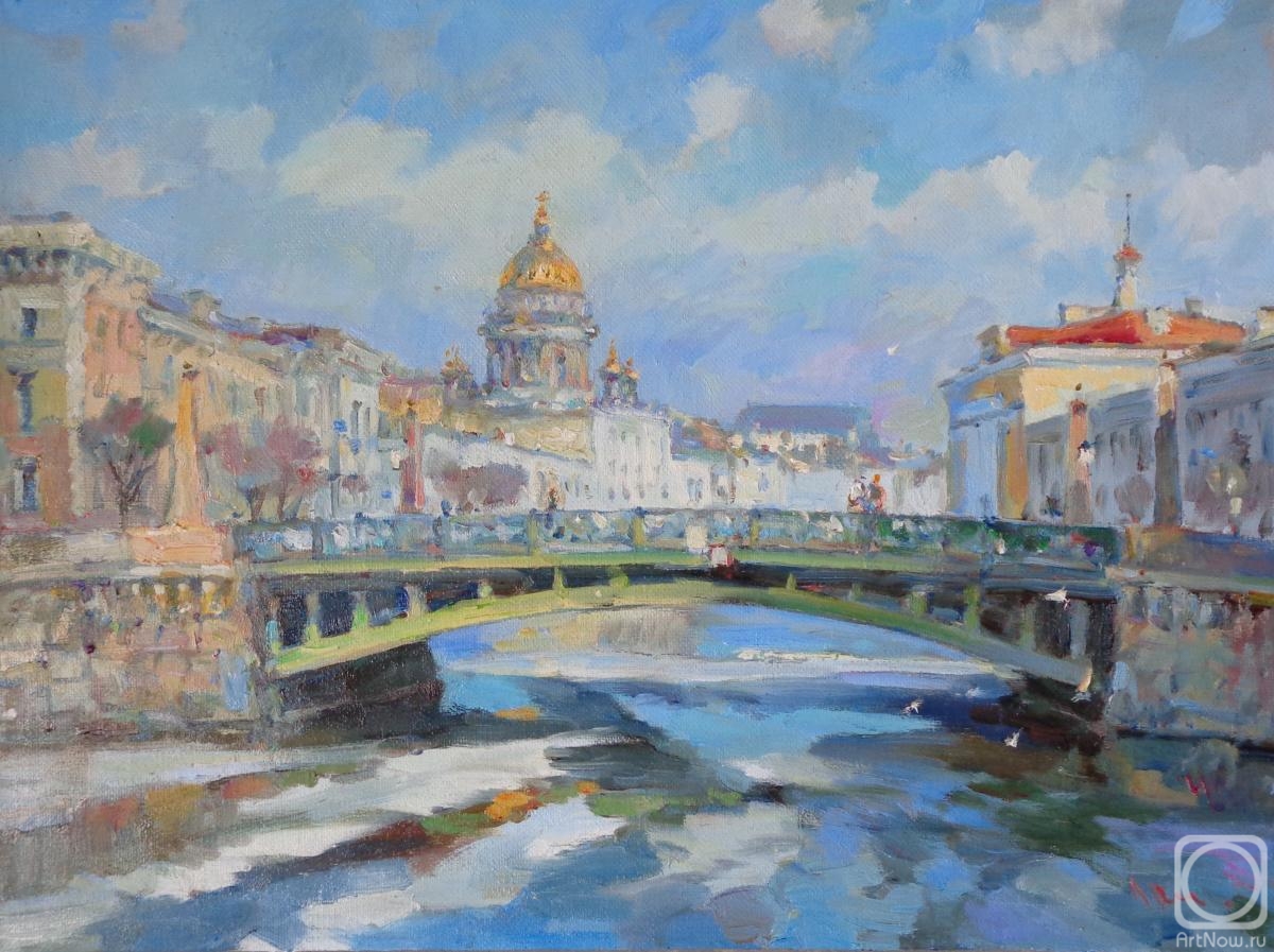Rusanov Aleksandr. April, Potseluev bridge