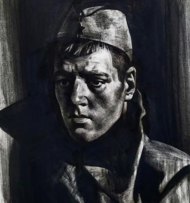 Portrait of a soldier (Soviet Soldier). Isaev Gennadiy