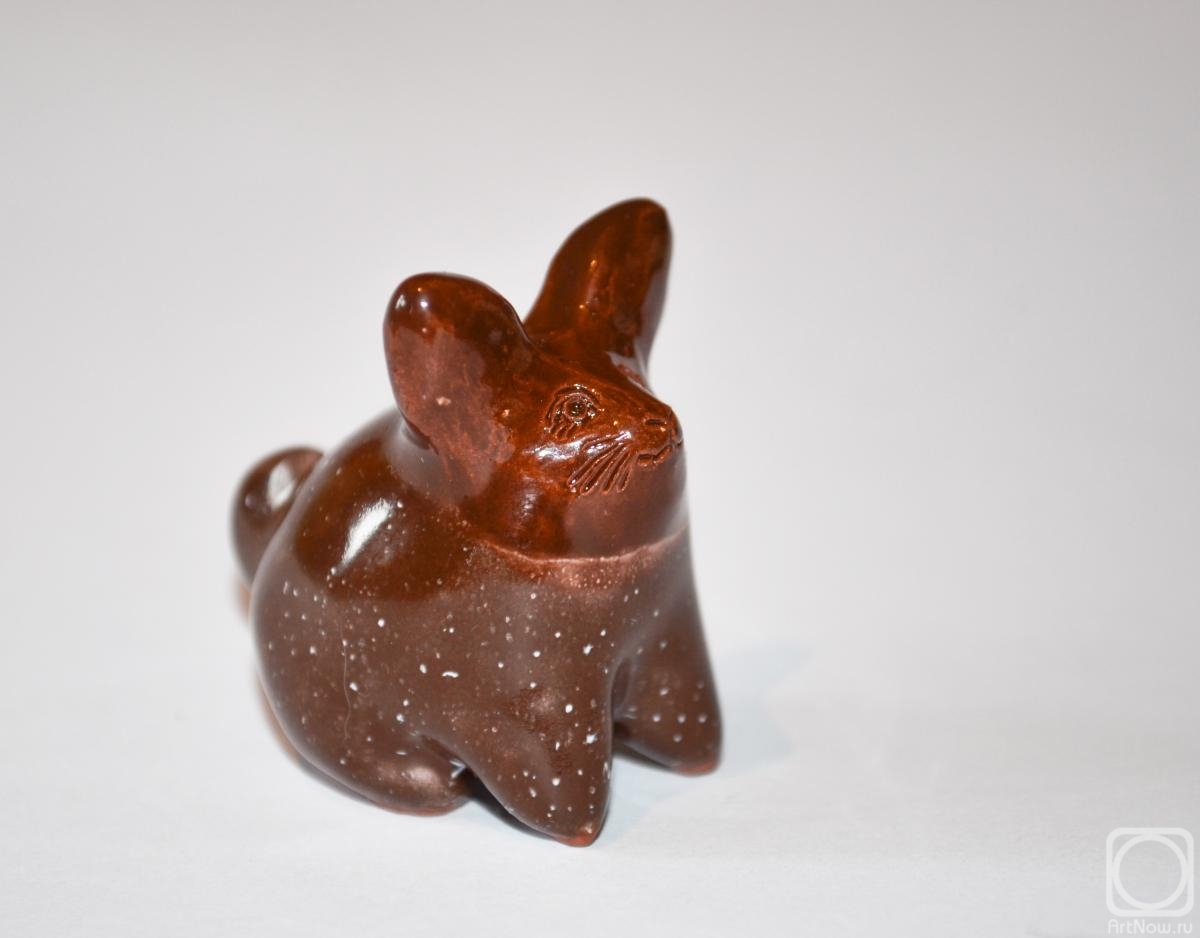 Kuzmina Irina. Chocolate Bunny Figurine
