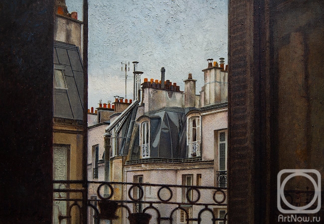 Kozlov Peter. The roofs of Paris