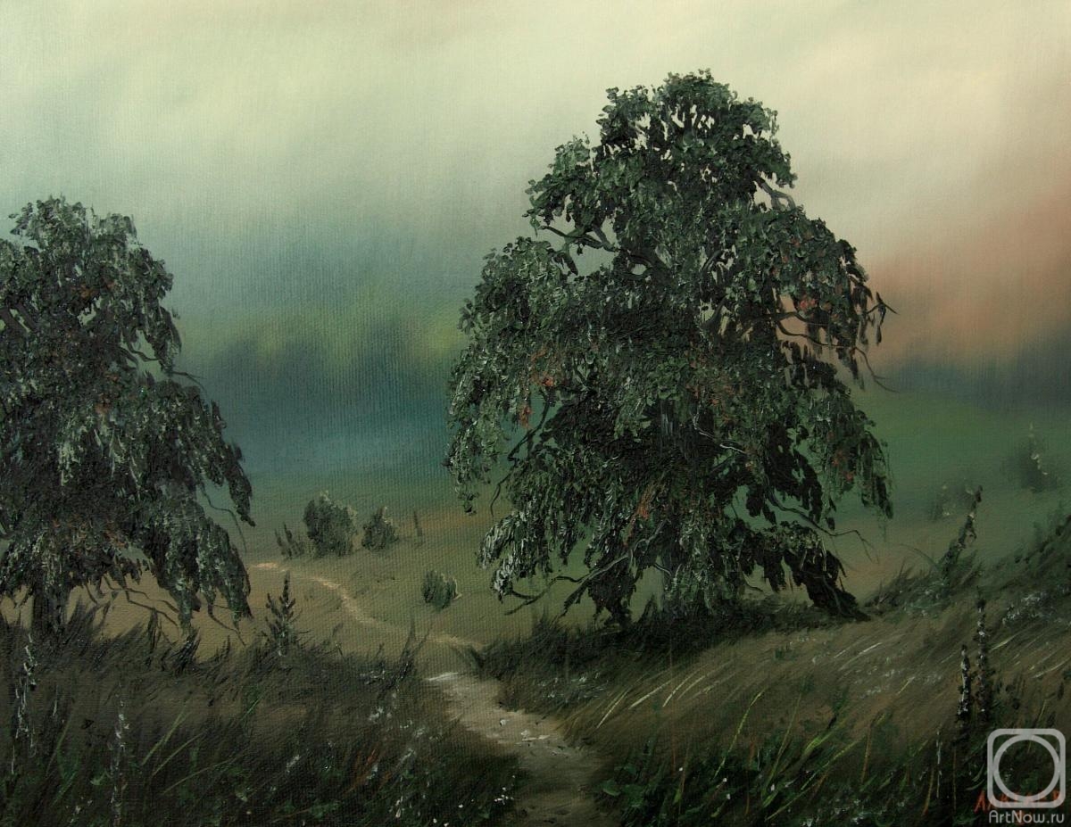 Дождливое утро» картина Лактаева Романа маслом на холсте — купить на  ArtNow.ru