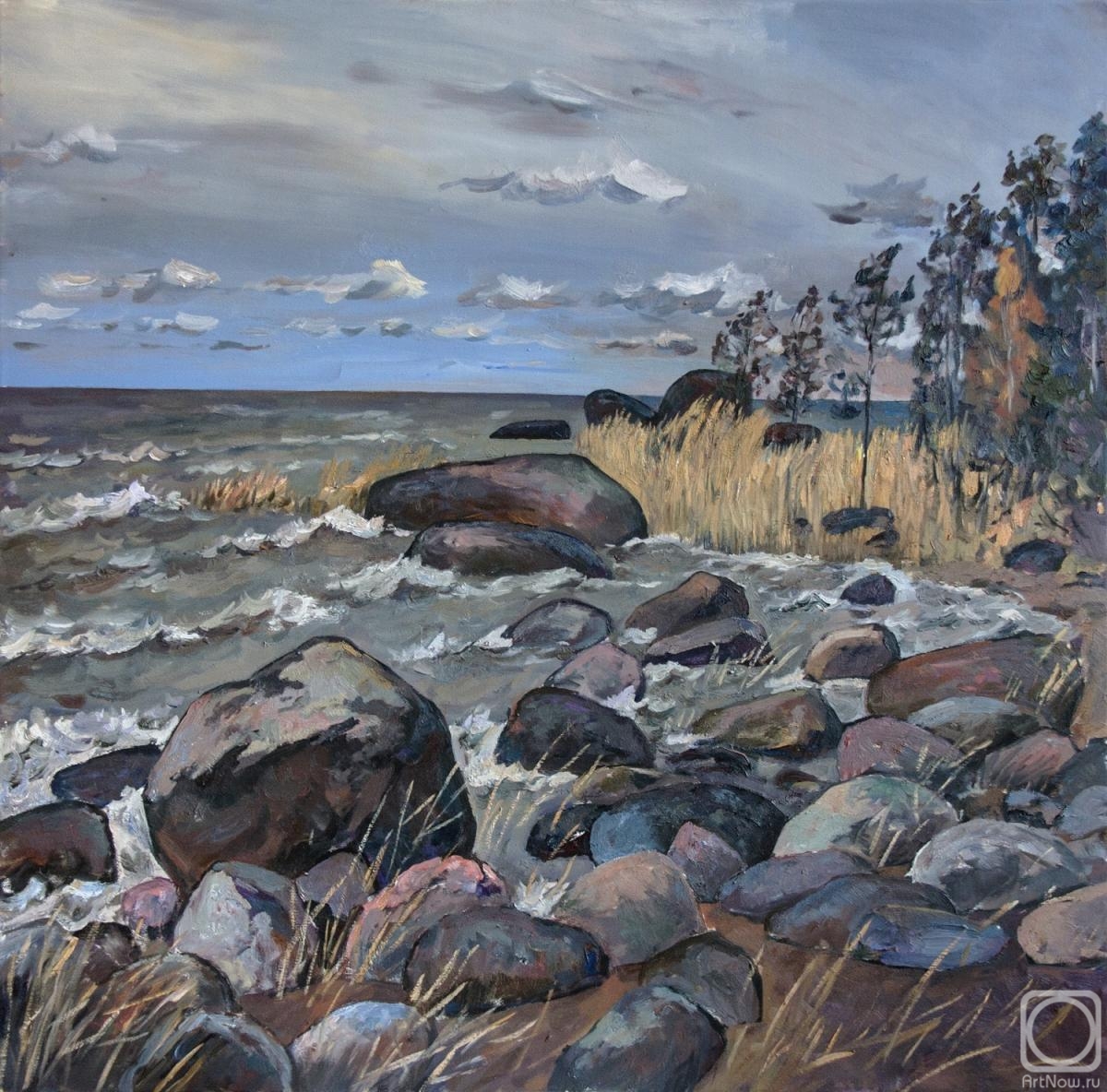 Rumiyantsev Vadim. Wind on the Gulf of Finland