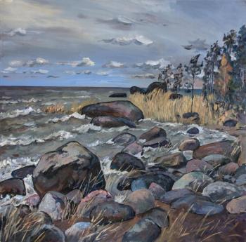 Wind on the Gulf of Finland (The Baltic Stone). Rumiyantsev Vadim