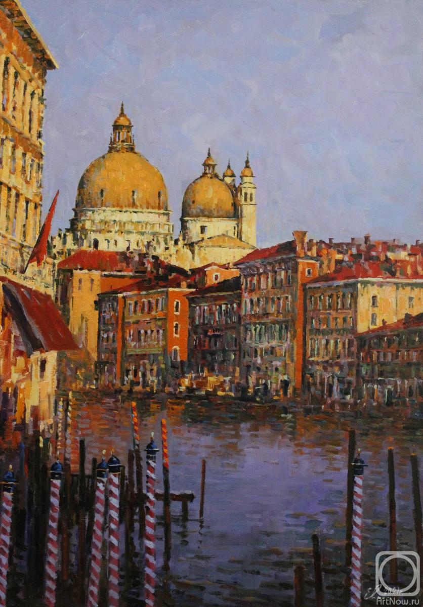Malykh Evgeny. Venice/ The view of Canal Grande and Santa Maria della Salute