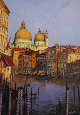 Venice/ The view of Canal Grande and Santa Maria della Salute. Malykh Evgeny