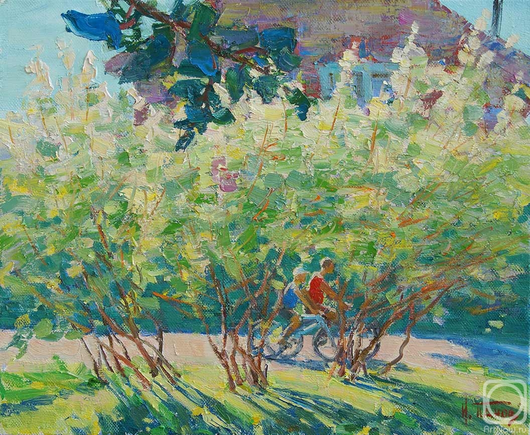 Panov Igor. In warm gardens