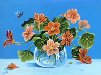 Nasturtium (Bee Painting). Belova Asya