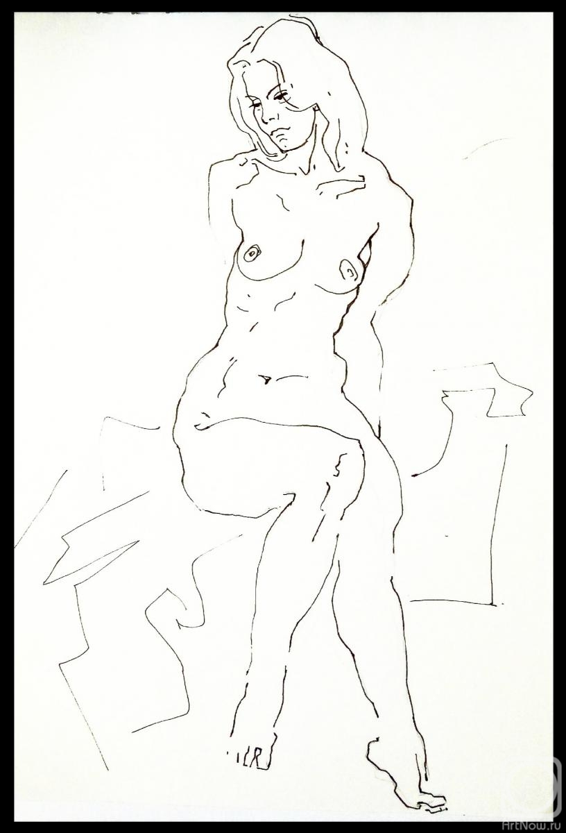 Isaev Gennadiy. Sketch of a female figure