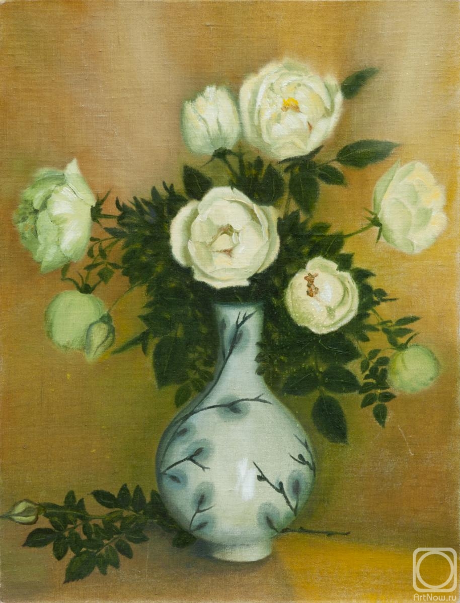 Ilyushchenko Valentina. White roses