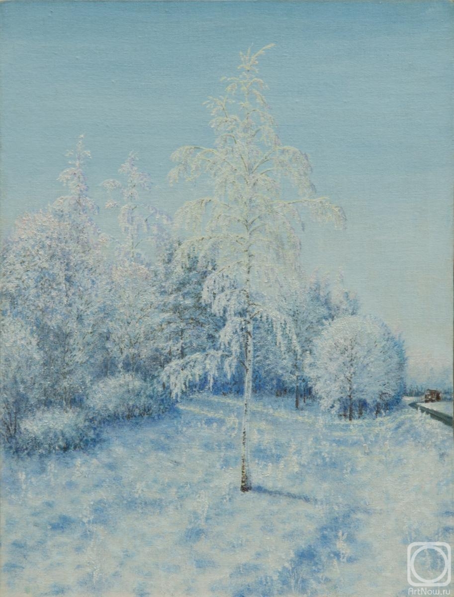Ilyushchenko Valentina. The snowy birches