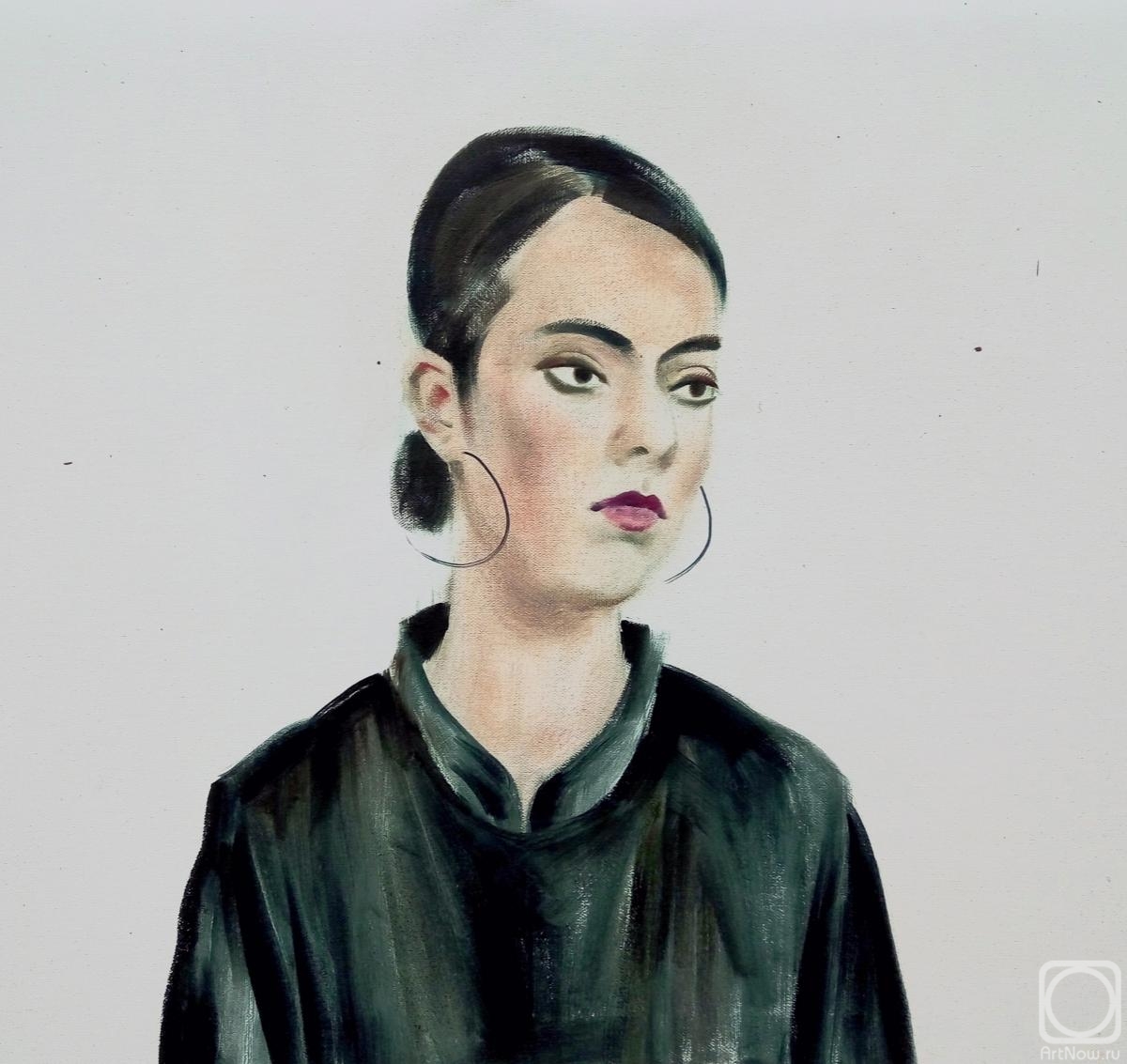 Isaev Gennadiy. Portrait of a girl from Karamay