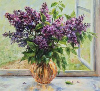 Lilac on the window