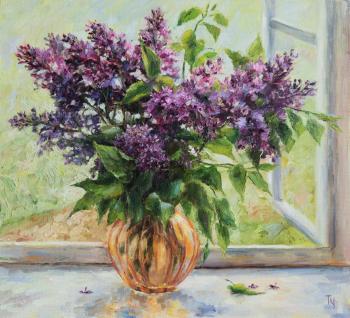 Lilac on the window. Chepkasova Tatiana