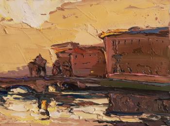 The sun over the bridge. Golovchenko Alexey