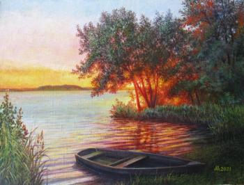 Maryin Alexey Anatolyevitch. Sunset colors of Pudem