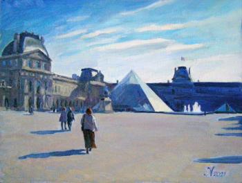 Painting The Louvre opened. Homyakov Aleksey