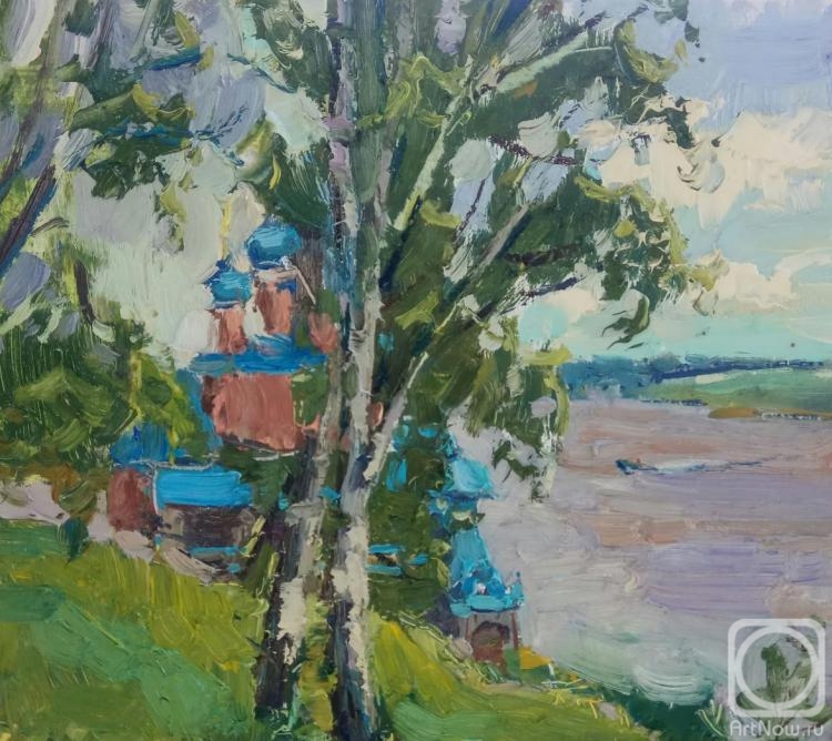 Polyakov Arkady. Summer motif, on the Volga River