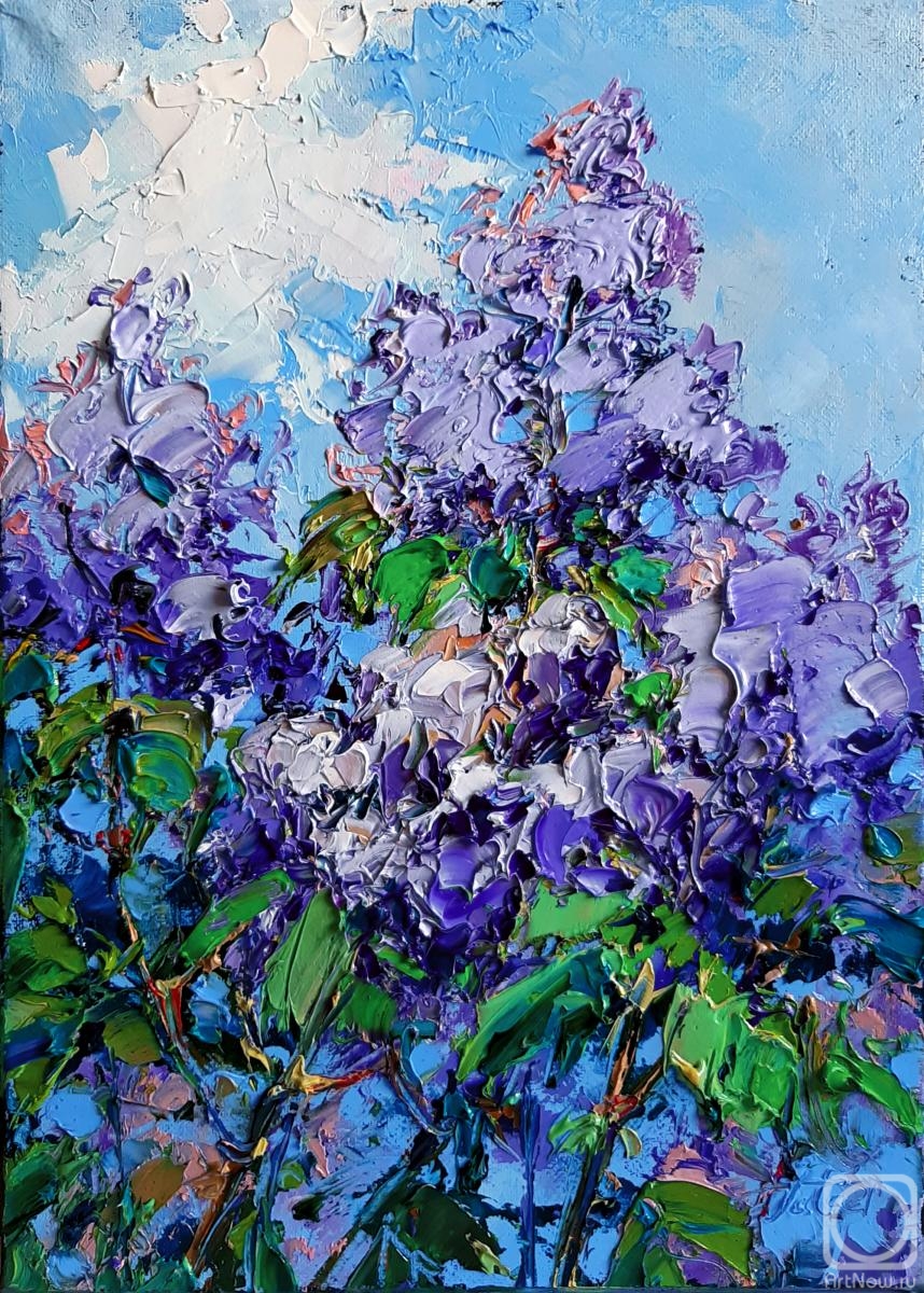 Tata Tatiana. Lilac landscape