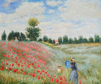 Poppy field. Minaev Sergey
