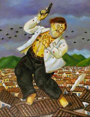 The Death of Pablo Escabar (Colombian Artist). Baryshevskii Oleg