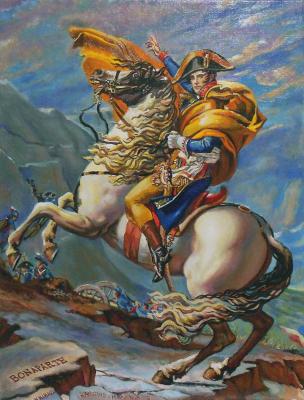 Bonaparte on the Saint-Bernard Pass (Jacques Louis David). Baryshevskii Oleg