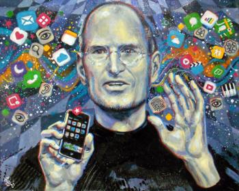 IJobs (popart Steve Jobs). Baryshevskii Oleg