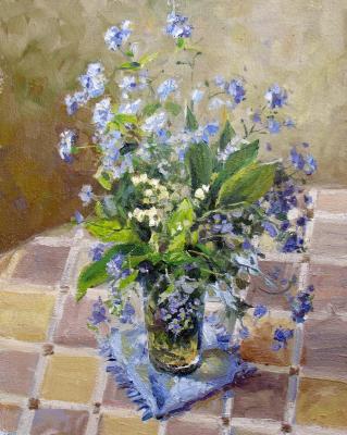 Lilies of the valley and forget-me-nots. Rodionov Igor