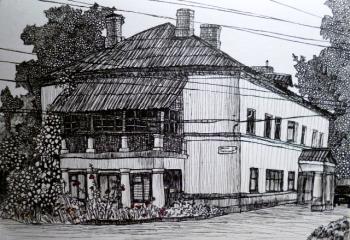 Tram lane (Gel). Kapitonova Lyudmila