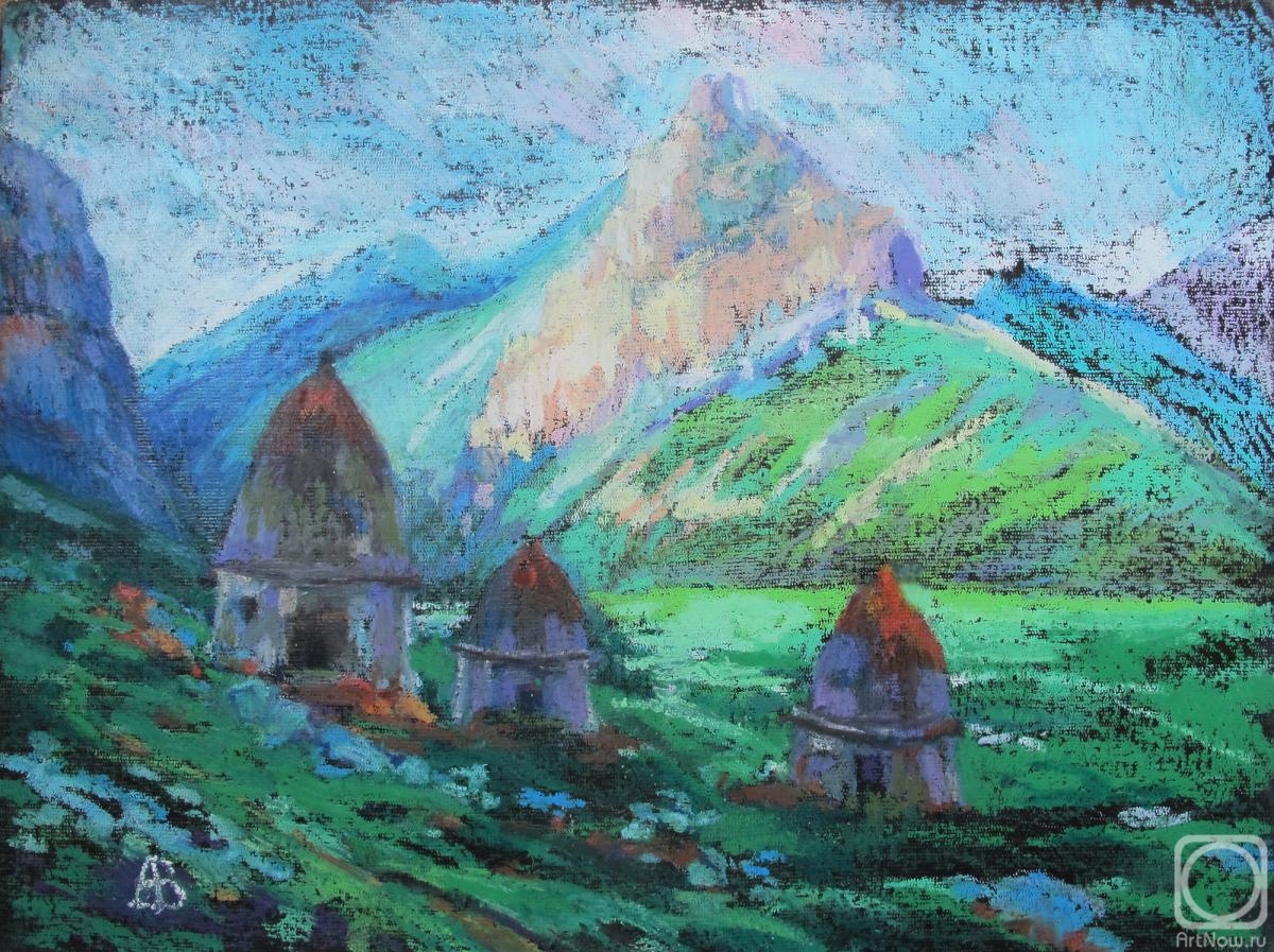 Vedeshina Zinaida. Dagestan. Morning in the mountains