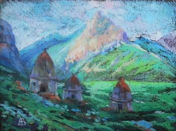 Dagestan. Morning in the mountains. Vedeshina Zinaida