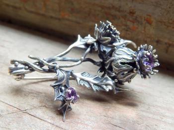 Brooch "Thistle". Dementiev Sergey