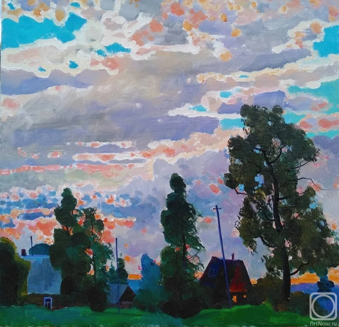 Isaev Gennadiy. Evening sky