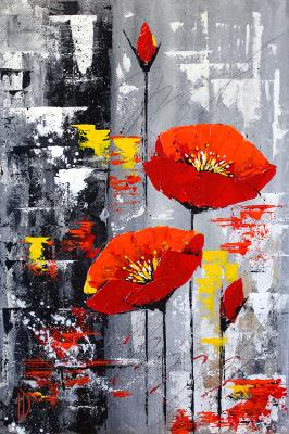 Abstract "Poppies". Daronina Irina