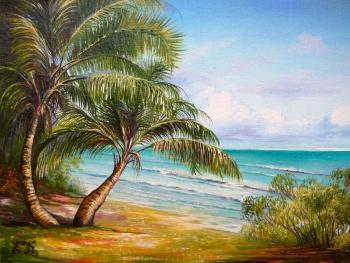 Korableva Elena Nikolaevna. Palm trees