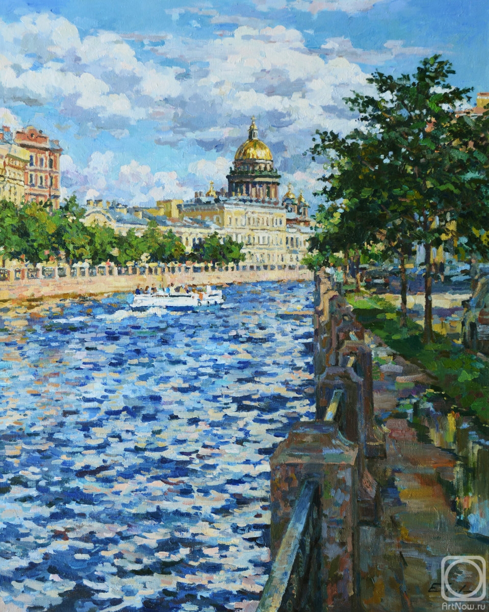 Eskov Pavel. On the Moika River. July