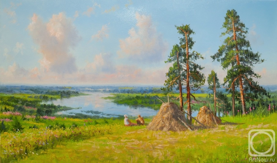Zhdanov Vladimir. Haymaking season